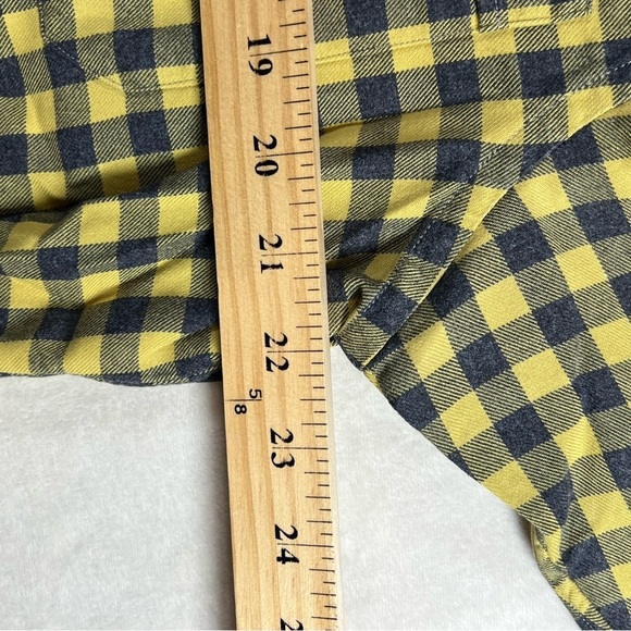 Lorenzini Made in Italy Size Large Green Gingham Cotton Twill Designer Shirt C21 - Picture 11 of 13